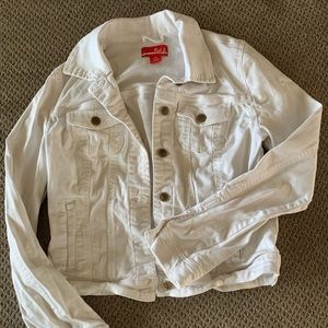 White denim jacket